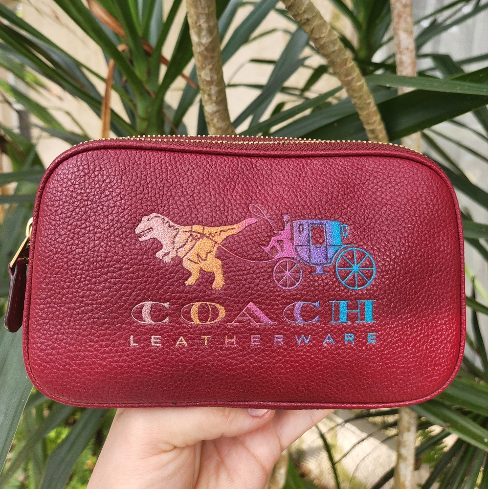 Limited Edition Coach Rexy Crossbosy/wristlet Bag